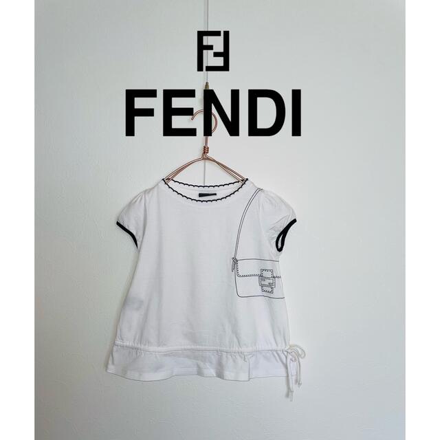 正規品】FENDI フェンディ キッズ だまし絵 ショートスリープTシャツ