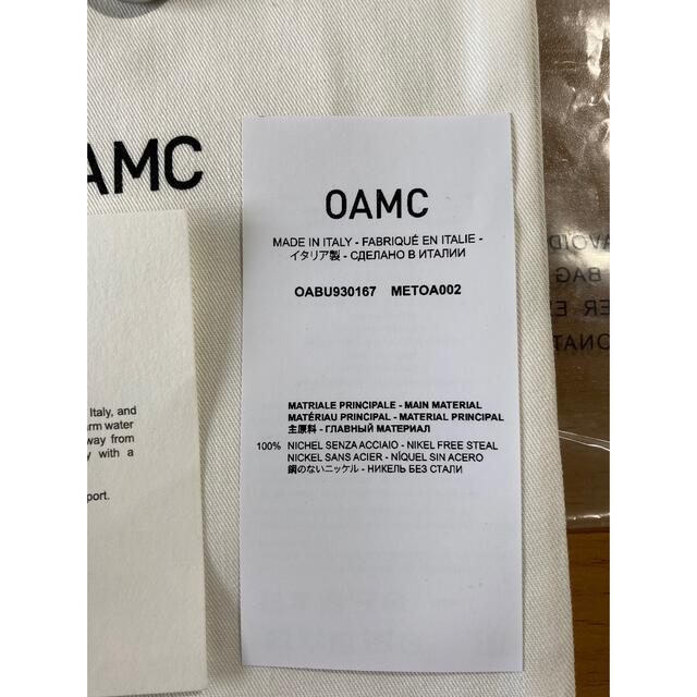 【新品未使用】OAMC カラビナ キーリング キーホルダー キーケース シルバー