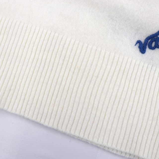 VALENTINO - ヴァレンチノ ロゴ刺しゅ カシミヤ混 ニット