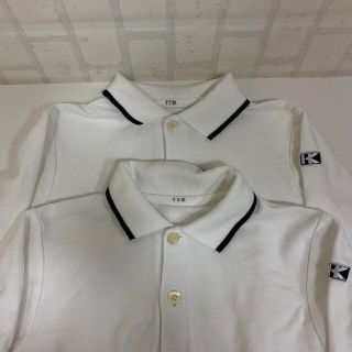 ヒロココシノ(HIROKO KOSHINO)の美品　ヒロココシノ　幼稚園　男女兼用　長袖ポロシャツ　サイズ110 2枚(ブラウス)