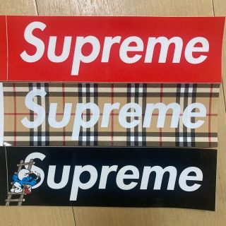 シュプリーム(Supreme)のsupreme×Burberry ステッカー　他2枚(その他)