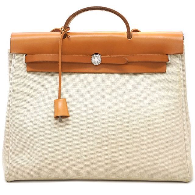 H - エルメス エールバッグMM ボックスxトワルアッシュ JJS00499の通販