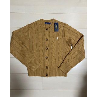 未使用　ラルフローレン ケーブルニット カーディガン カシミヤ混 RALPH