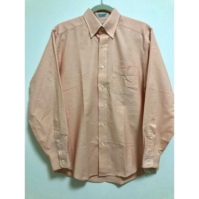 70s 80s L.L.Bean ダウンシャツ ネイビー L エルエルビーン