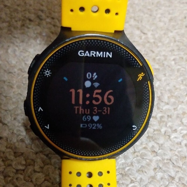 スポーツ/アウトドアGARMIN  ForeAthlete 235j　イエロー