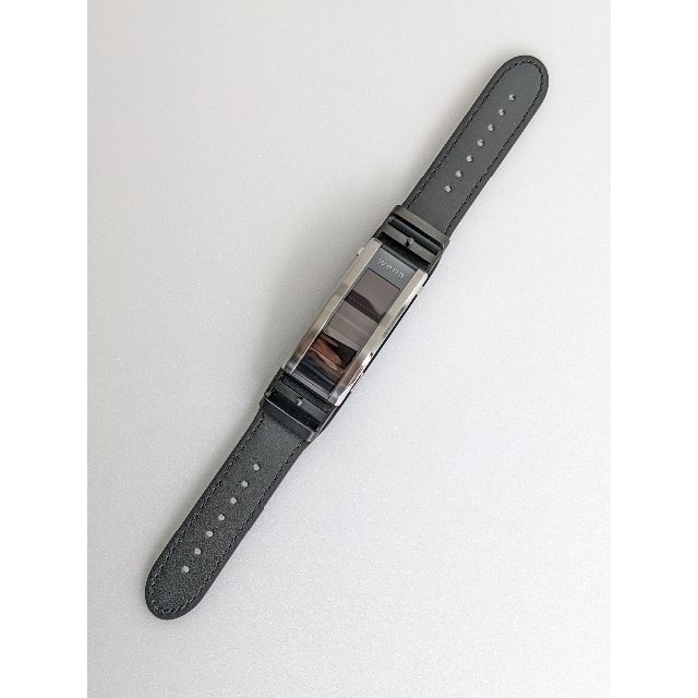 SONY(ソニー)の新品・カスタム wena 3 leather  ベルト：ブラック 本体：シルバー メンズの時計(腕時計(デジタル))の商品写真