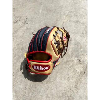 ウィルソン(wilson)の【Wilson】小指２本外崎型 【内野用】(グローブ)