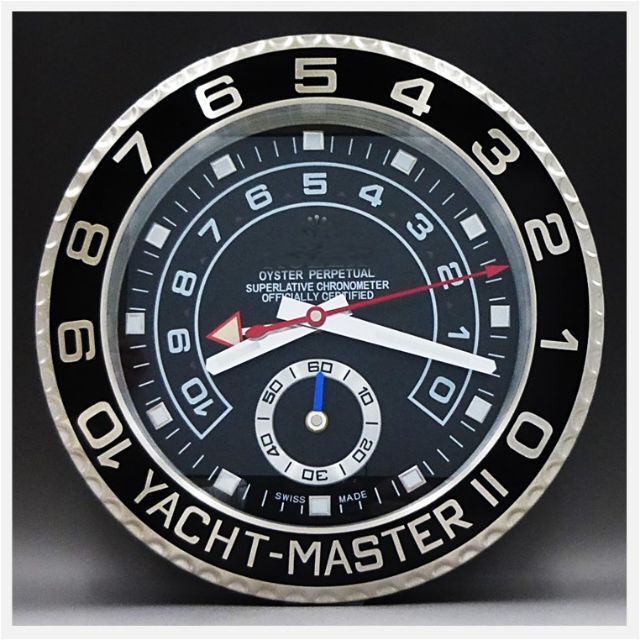掛け時計 インテリア 稼働品 ★ ヨットマスターⅡ・パーペチュアル 希少品-05 掛時計+柱時計