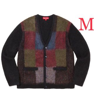 シュプリーム(Supreme)のM supreme Brushed Grid Cardigan カーディガン(カーディガン)