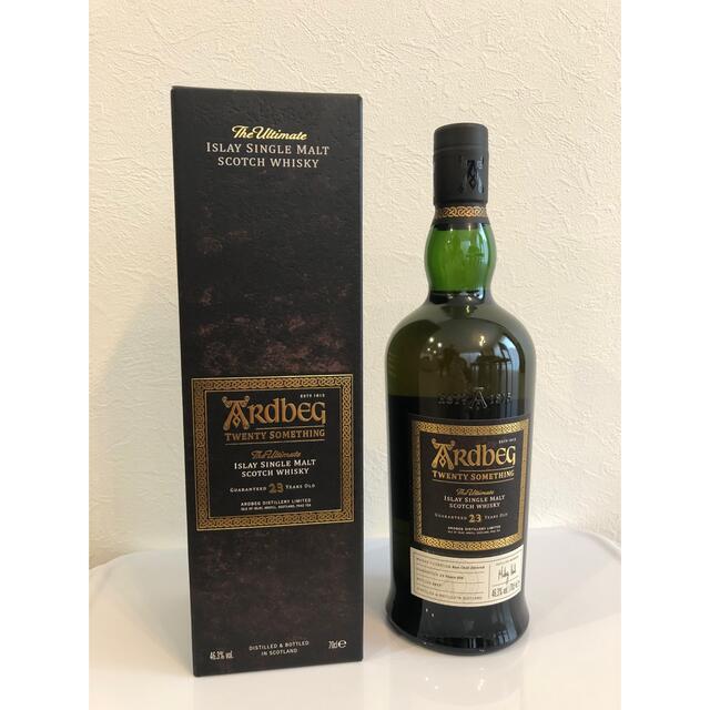 ボトル裏面表記Ardbeg アードベッグ　TWENTY SOMETHING