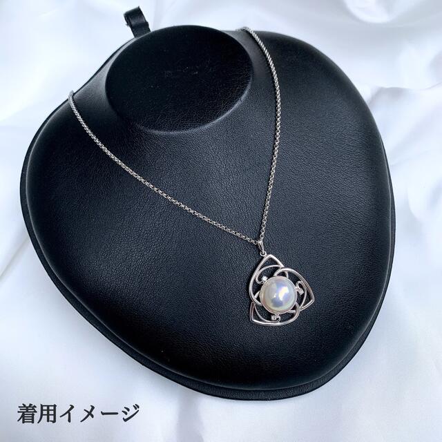 TASAKI(タサキ)の■未使用品■TASAKI K18WG マベパール×ダイヤ ネックレストップ レディースのアクセサリー(ネックレス)の商品写真