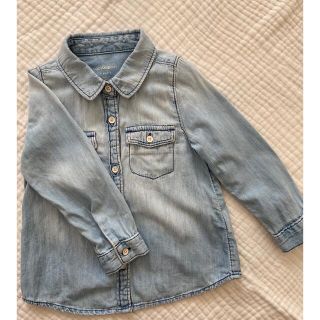 ベビーギャップ(babyGAP)のBaby Gap デニムシャツ 95(ブラウス)