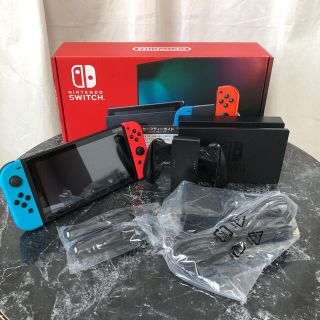 ニンテンドースイッチ(Nintendo Switch)のNintendo Switch 任天堂スイッチ ネオン　バッテリー強化版(家庭用ゲーム機本体)