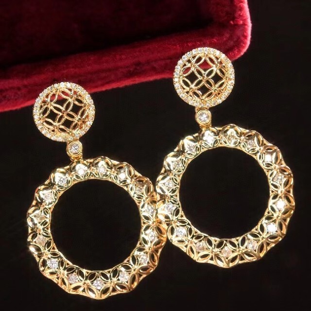 天然ダイヤモンドピアス0.56ct k18 - cabager.com