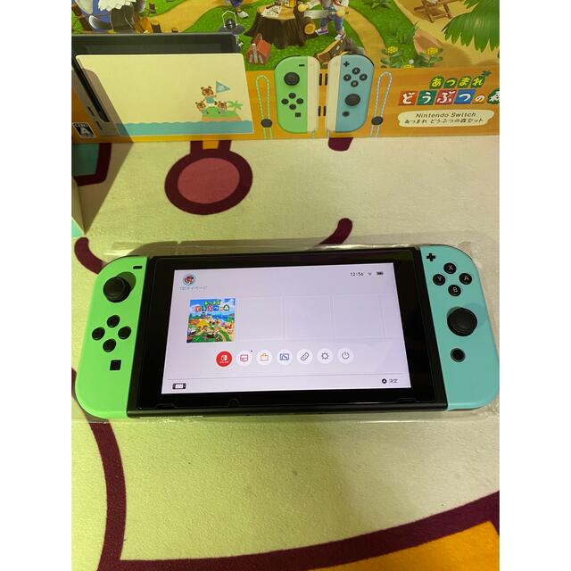 Nintendo Switch(ニンテンドースイッチ)の新品任天堂スイッチ本体どうぶつの森モデル エンタメ/ホビーのゲームソフト/ゲーム機本体(家庭用ゲーム機本体)の商品写真