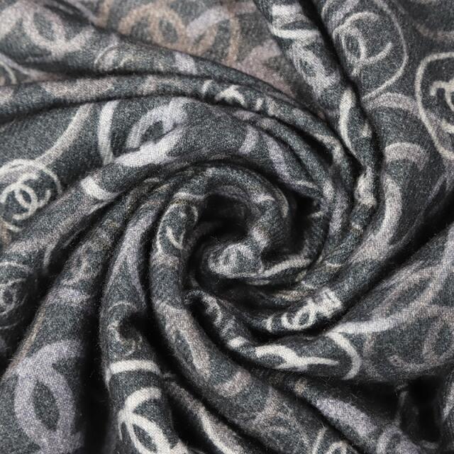 CHANEL - シャネル CHANEL ココマーク 総柄 カシミヤ ストールの通販