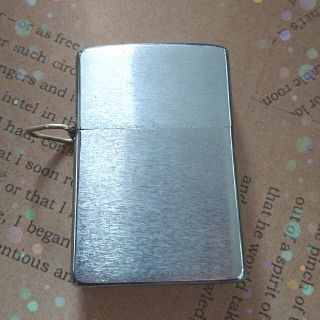 ジッポー(ZIPPO)のZippo シンプル シルバー プレーンタイプ(タバコグッズ)