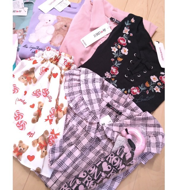 lovetoxic(ラブトキシック)の売約済み(*^^*)♡専用♡　　9点🤗☘️ キッズ/ベビー/マタニティのキッズ服女の子用(90cm~)(Tシャツ/カットソー)の商品写真