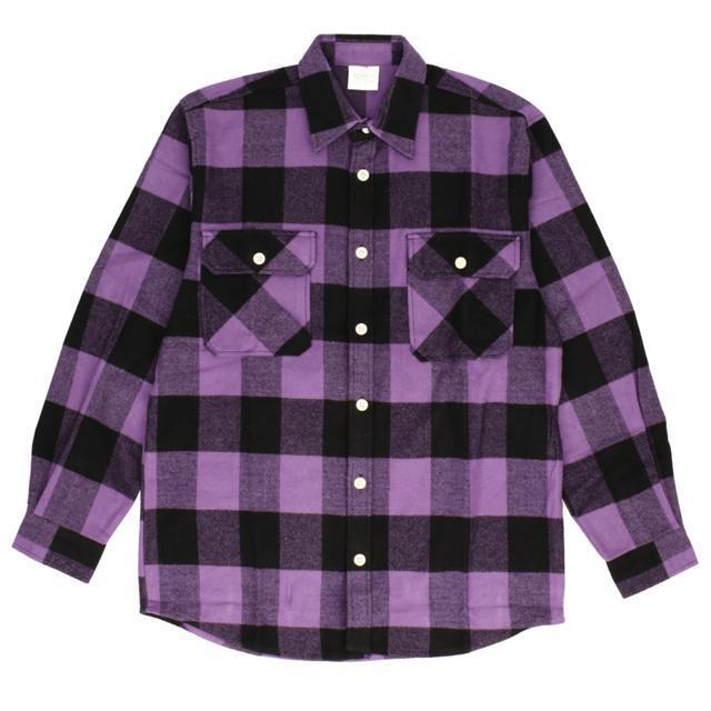 【並行輸入】Rothco ロスコ Extra Heavyweight Flannel Shi