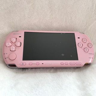 プレイステーションポータブル(PlayStation Portable)のPSP3000 ピンク　※バッテリー、充電コード無し(携帯用ゲーム機本体)