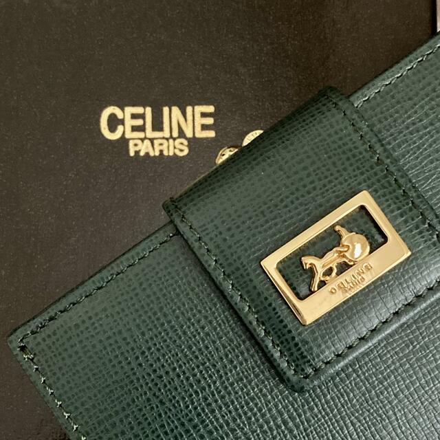 美品✨ CELINE セリーヌ 財布 ミディアム ストラップ ウォレット