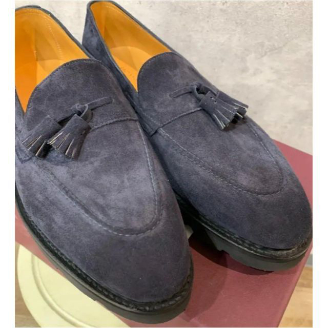 ジョンロブ JOHN LOBB メンズ シューズ ローファー ネイビー UK9