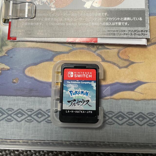 Nintendo Switch(ニンテンドースイッチ)のポケットモンスター　アルセウス　switch エンタメ/ホビーのゲームソフト/ゲーム機本体(携帯用ゲームソフト)の商品写真
