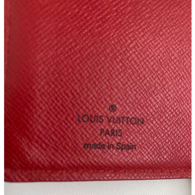 LOUIS VUITTON(ルイヴィトン)のルイヴィトン　エピ　レッド　手帳 レディースのファッション小物(その他)の商品写真