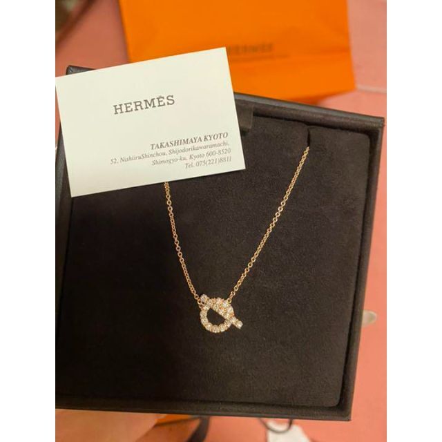 公式販促Hermes - エルメス ダイヤネックレス新品未使用ペンダント ...