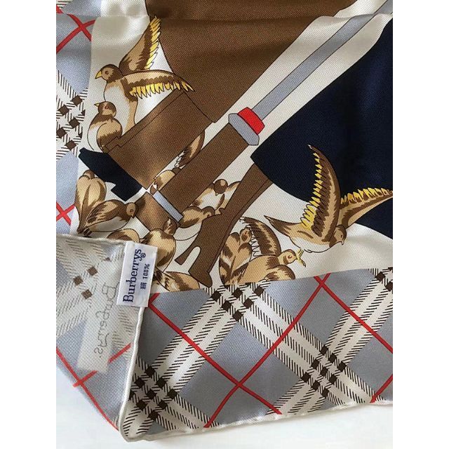BURBERRY - 正規品鑑定済みバーバリーレア柄水色ノバチェック縁人物&鳥柄シルク大判スカーフの通販 by 元気's shop|バーバリーならラクマ BURBERRY - 正規品鑑定済みバーバリーレア柄水色ノバチェック縁人物&鳥柄シルク大判スカーフの通販 by 元気's shop|バーバリーならラクマ