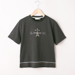 ポンポネット(pom ponette)のポンポネット新品新作タグ付きヘムラインエッフェルTシャツ150(Tシャツ/カットソー)