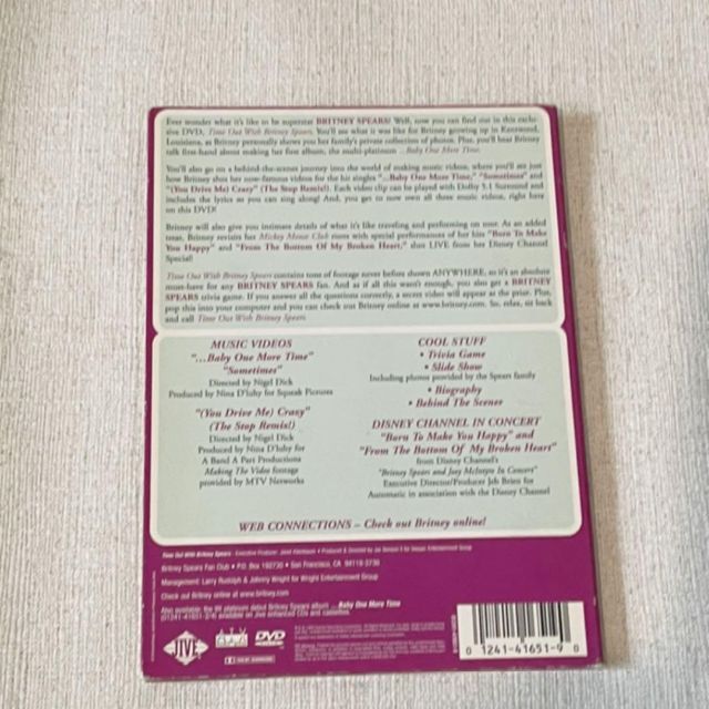 ✧ブリトニースピアーズ　britney spears DVD　希少　海外版 エンタメ/ホビーのDVD/ブルーレイ(ミュージック)の商品写真