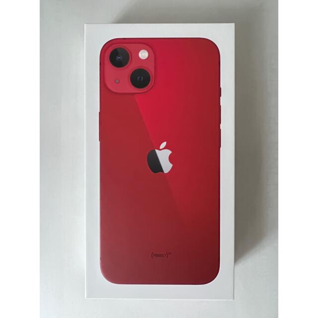 品質検査済 Apple SIMフリー 128GB（PRODUCT）RED 【新品未開封】iPhone13 - スマートフォン本体