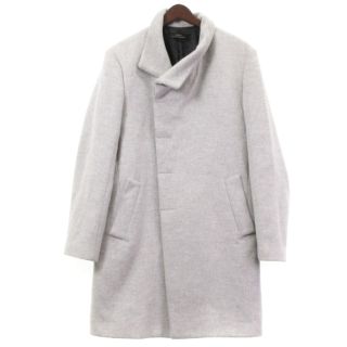 ザラ(ZARA)のザラ ZARA ショールカラー コート ロング 比翼 グレー L(その他)