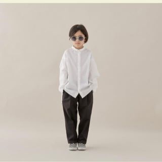 コドモビームス(こども ビームス)のmounten. stretch poplin big shirts 新品未使用(ドレス/フォーマル)