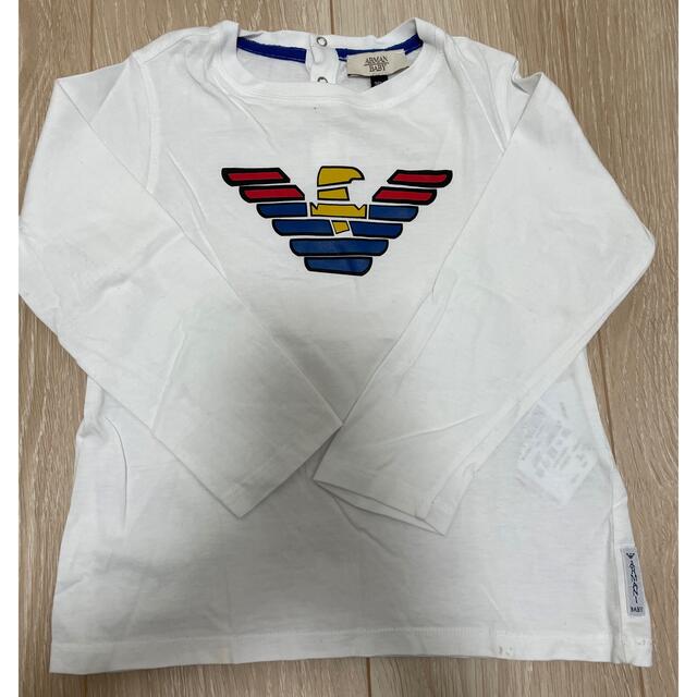 新品未使用 アルマーニ キッズ 長袖 Tシャツ 36M 98