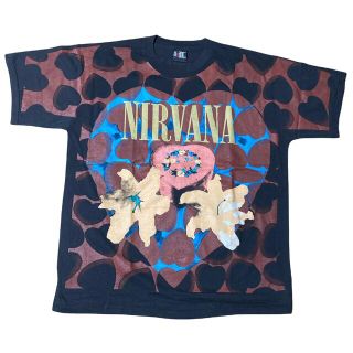 【希少】NIRVANA ニルヴァーナ 肩幅59身幅62袖丈22着丈78 (Tシャツ/カットソー(半袖/袖なし))