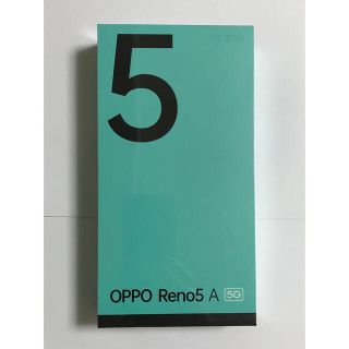 オッポ(OPPO)の新品 未開封OPPO Reno 5A CPH2199 シルバーブラック(スマートフォン本体)