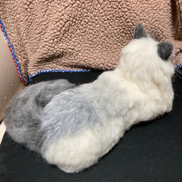 猫耳pq様確認用 羊毛フェルト オーダー ラグドールちゃんの通販 猫耳pq様確認用 羊毛フェルト オーダー ラグドールちゃんの通販