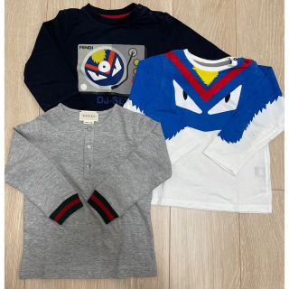 フェンディ(FENDI)のフェンディ　24MスウェットとGUCCI18〜24MロンT(Tシャツ/カットソー)