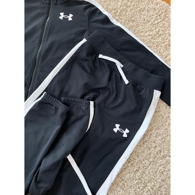 UNDER ARMOUR(アンダーアーマー)の上下セット　アンダーアーマー　ジャージ　150 キッズ/ベビー/マタニティのキッズ服女の子用(90cm~)(その他)の商品写真