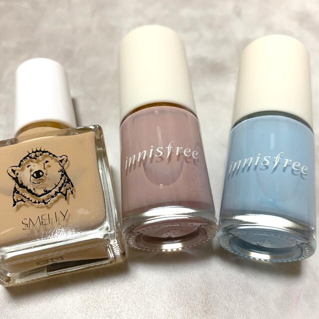 Innisfree(イニスフリー)のイニスフリー スメリー ネイルカラー ネイルオイル セット コスメ/美容のネイル(マニキュア)の商品写真