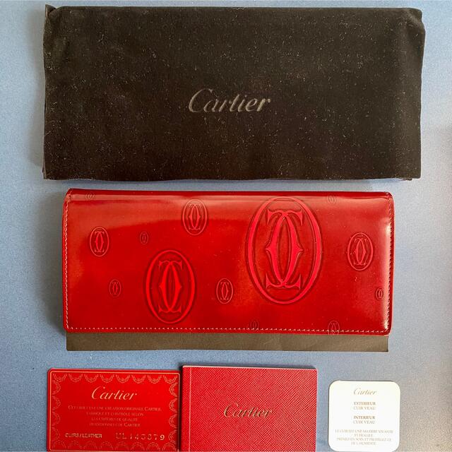 超人気新品 Cartier カルティエ ハッピーバースデー 長財布 財布