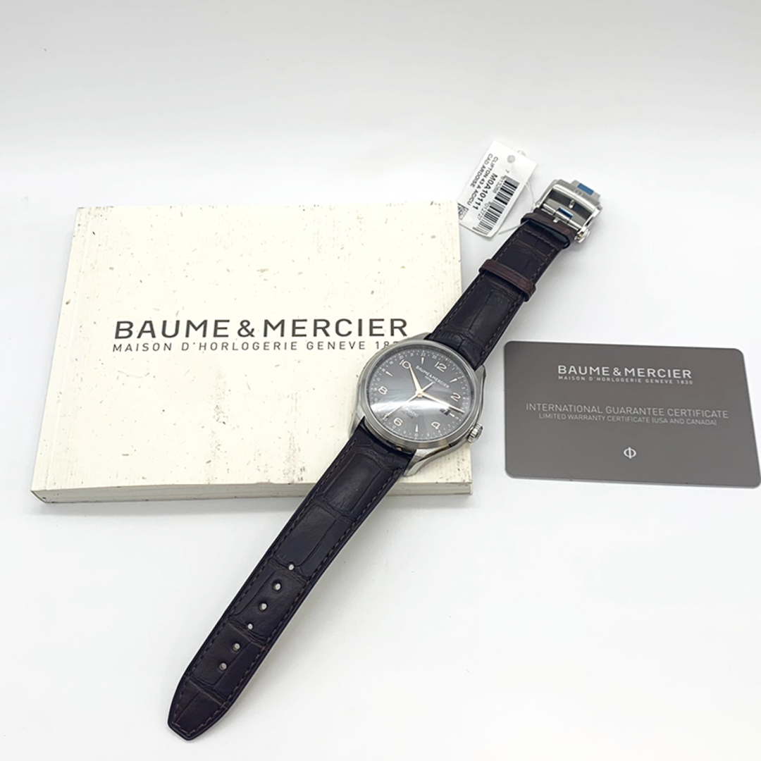 ボーム＆メルシェ BAUME & MERCIER クリフトン デュアルタイム MOA10111 ステンレススチール 自動巻き メンズ 腕時計