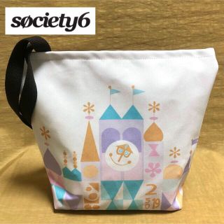 ソサエティシックス(Society6)の【一点限り】society6 トートバッグ / スモールワールド (WH)(トートバッグ)