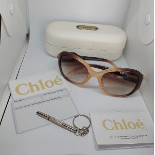 クロエ(Chloe)の値下げ！Chloe　サングラス　CL2193 ブラウン＆ベージュ(サングラス/メガネ)