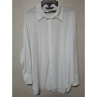 ザラ(ZARA)の★ナベち様専用★ZARA　モダールオーバーサイズシャツ(シャツ/ブラウス(長袖/七分))