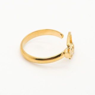 Christian Dior 《希少》Christian Dior リング ゴールド ロゴ