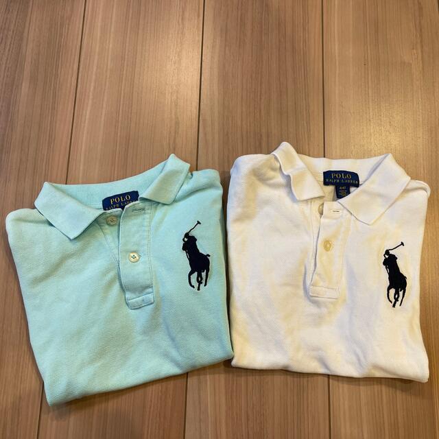 POLO RALPH LAUREN(ポロラルフローレン)のラルフローレン　ポロシャツ　4T 2枚セット キッズ/ベビー/マタニティのキッズ服男の子用(90cm~)(Tシャツ/カットソー)の商品写真