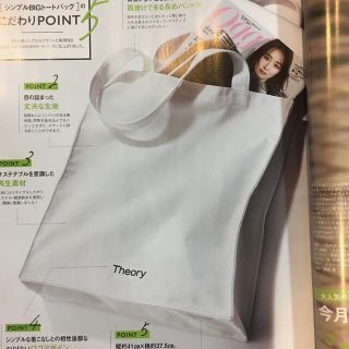 セオリー(theory)のオッジ 5月号 付録　TheoryシンプルBIGトートバッグ(トートバッグ)